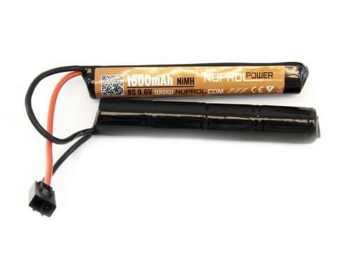 Mini 1600 mAh 9.6v Twin Leg Battery Pack