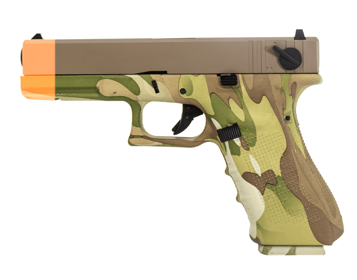 Raven Airsoft Pistol Full Auto Camo Frame / Slide