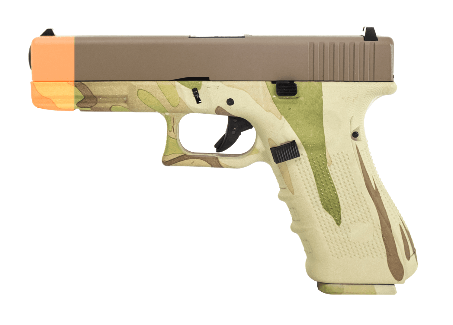 Raven Nuprol Airsoft Pistol GBB Camo Frame & Slide