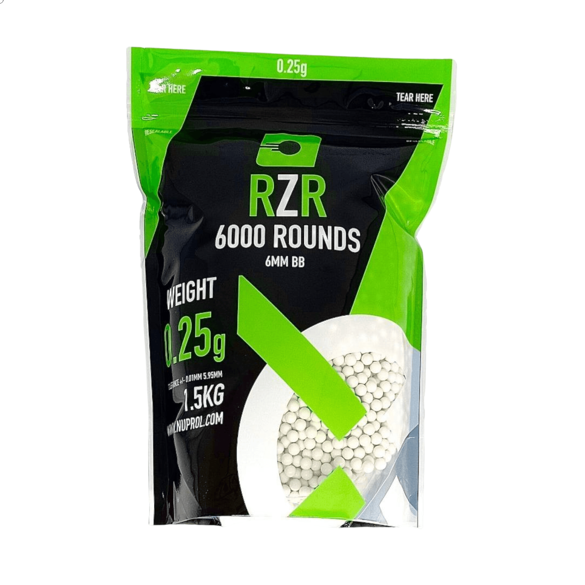RZR 0.25g 6000RD