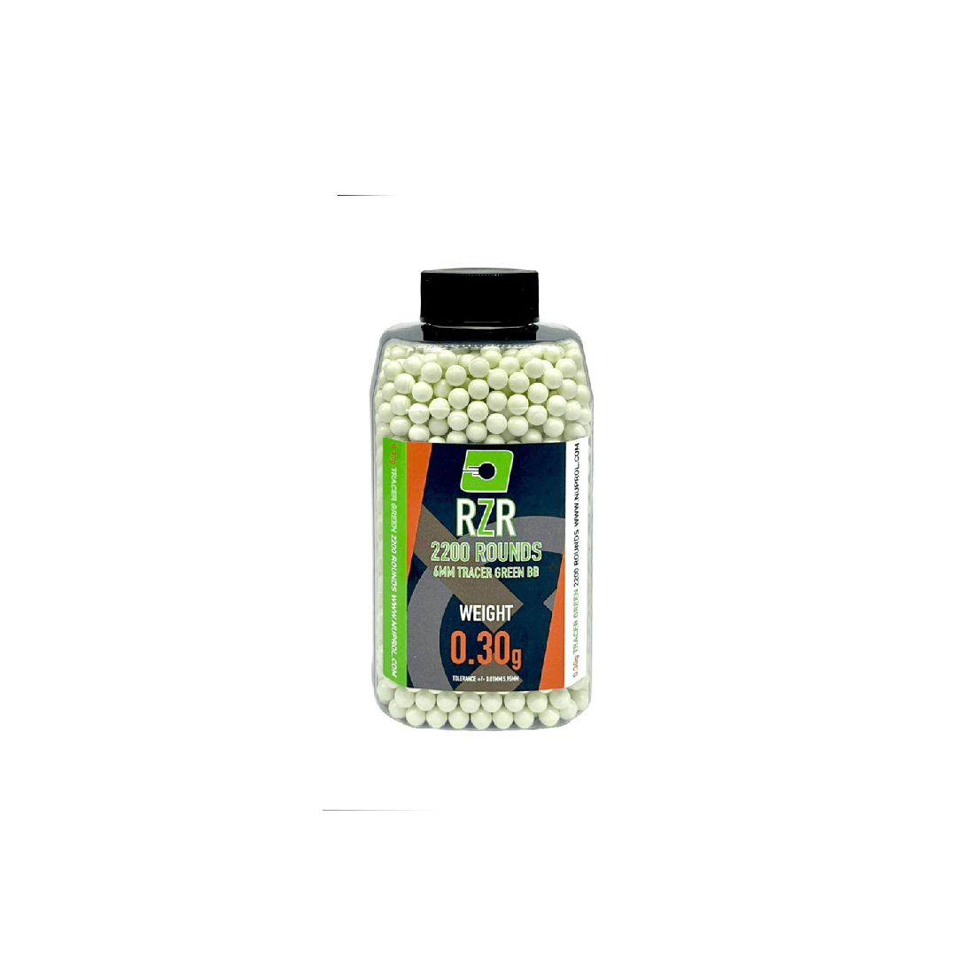 RZR Airsoft BBs Tracer (2200R Bottle) (0.30g)