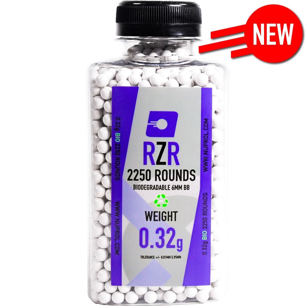 RZR Bio Airsoft BBs (2250R) (0.32g)
