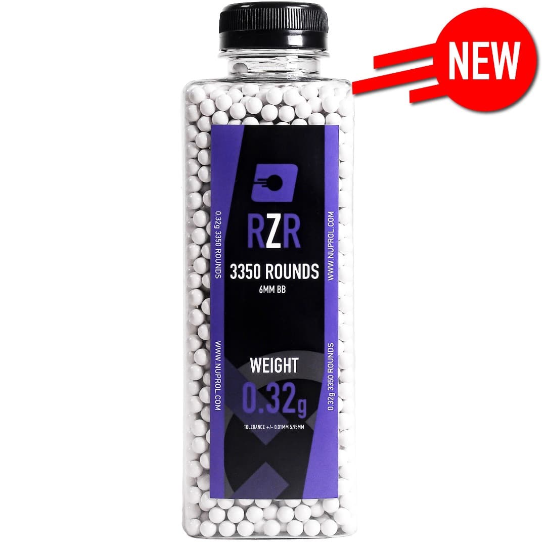 RZR Bio Airsoft BBs (3350R) (0.32g)