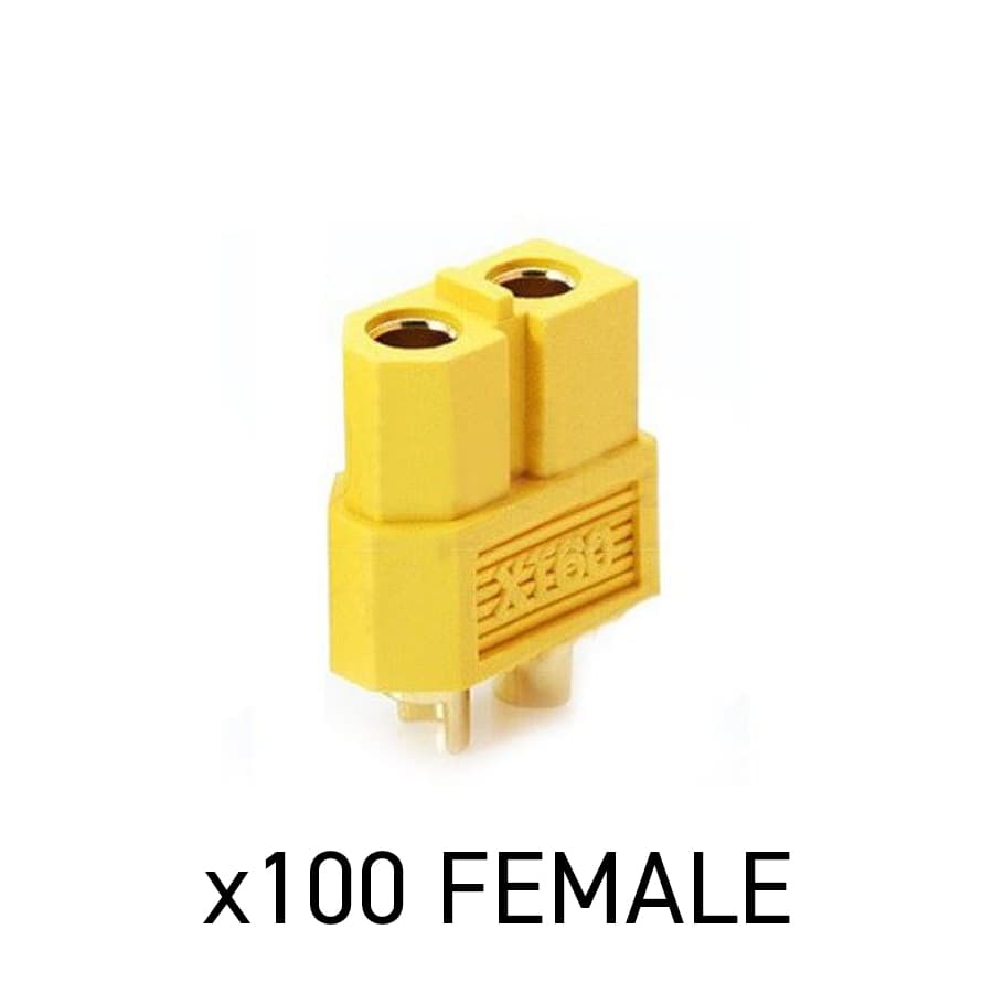 XT60 Connector Pack (F-100pcs)