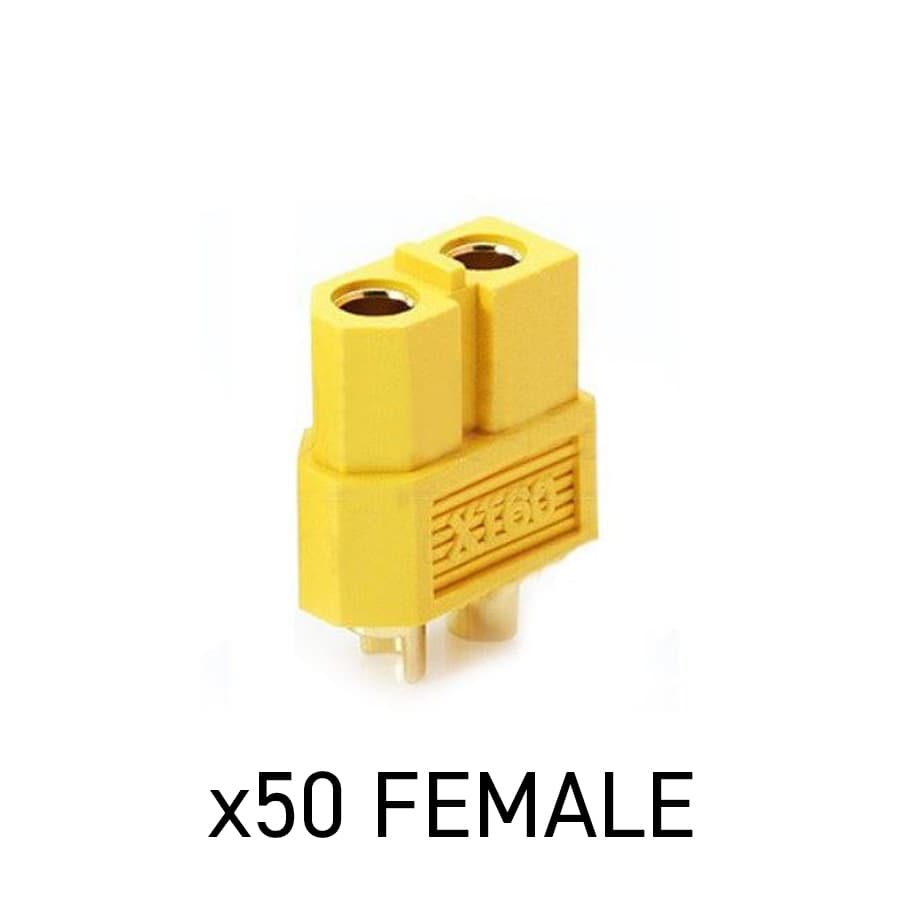 XT60 Connector Pack (F-50pcs)