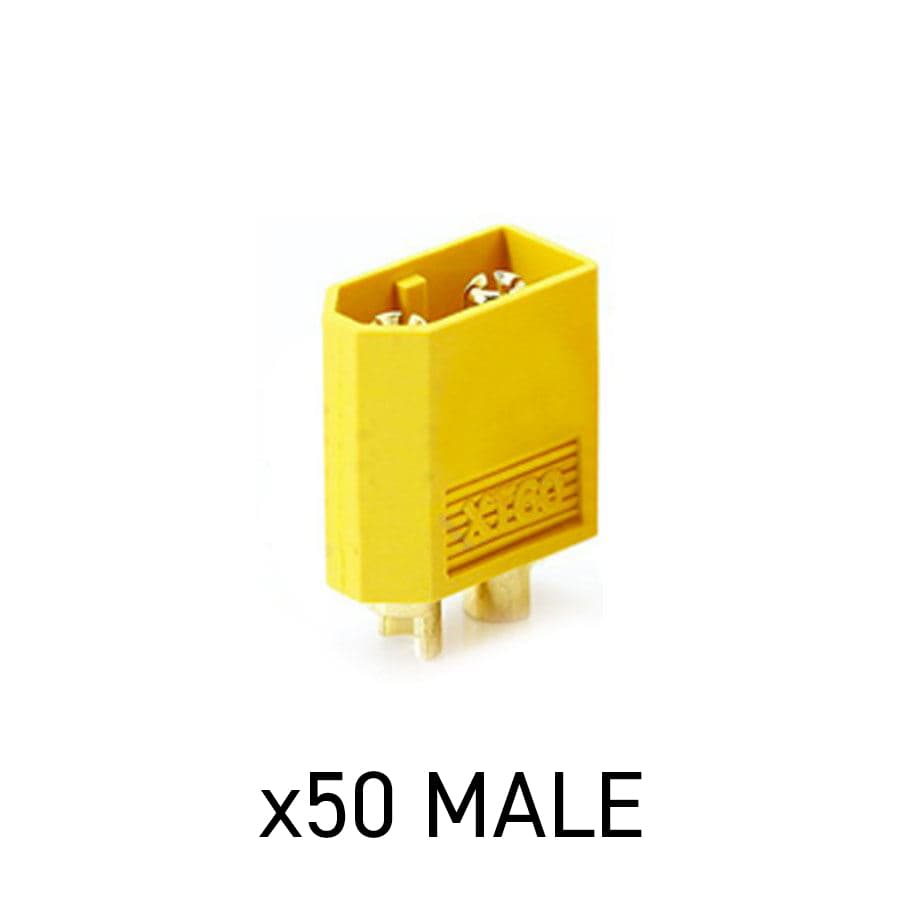 XT60 Connector Pack (M-50pcs)