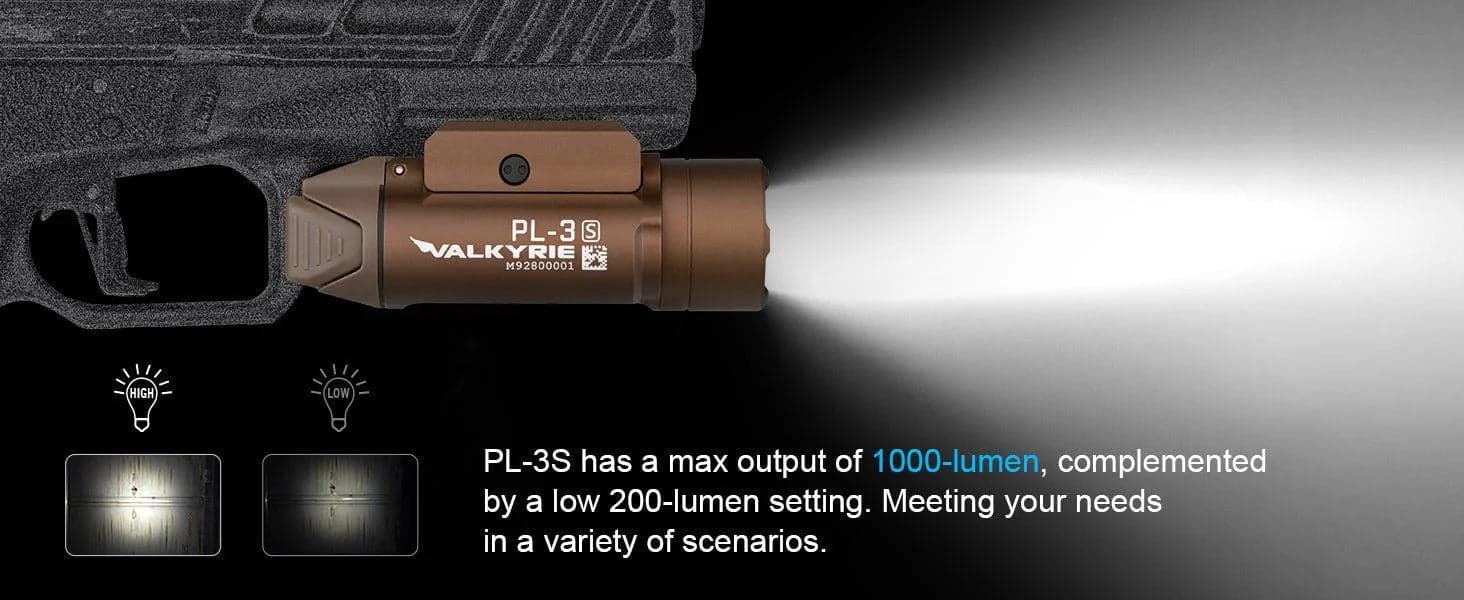 PL-3S Valkyrie Rail Mountable LED Torch — image 2
