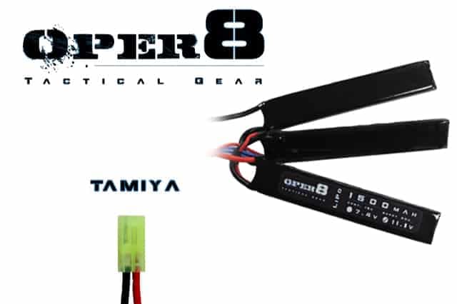 11.1v 1500MAH LiPo Crane Stock Battery — image 2