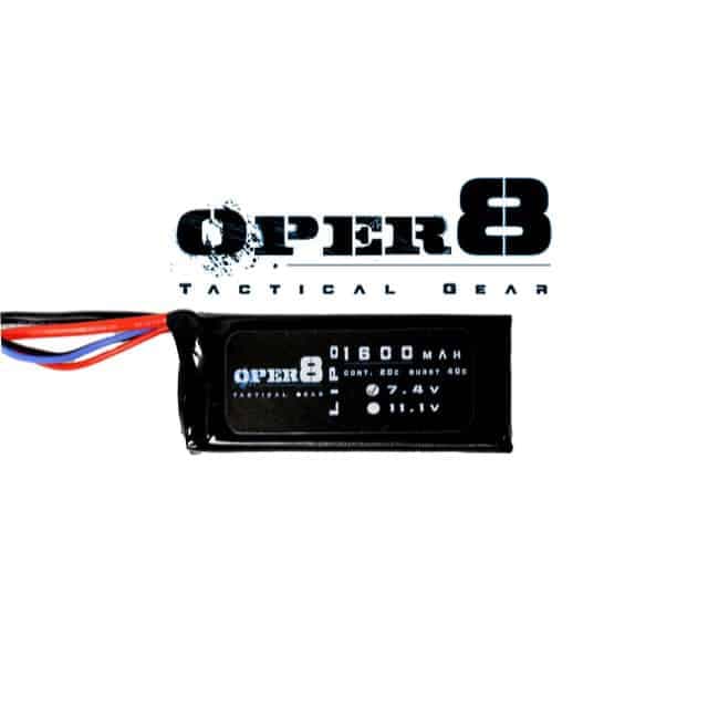 7.4v Lipo Block Mini 1600MAH Battery