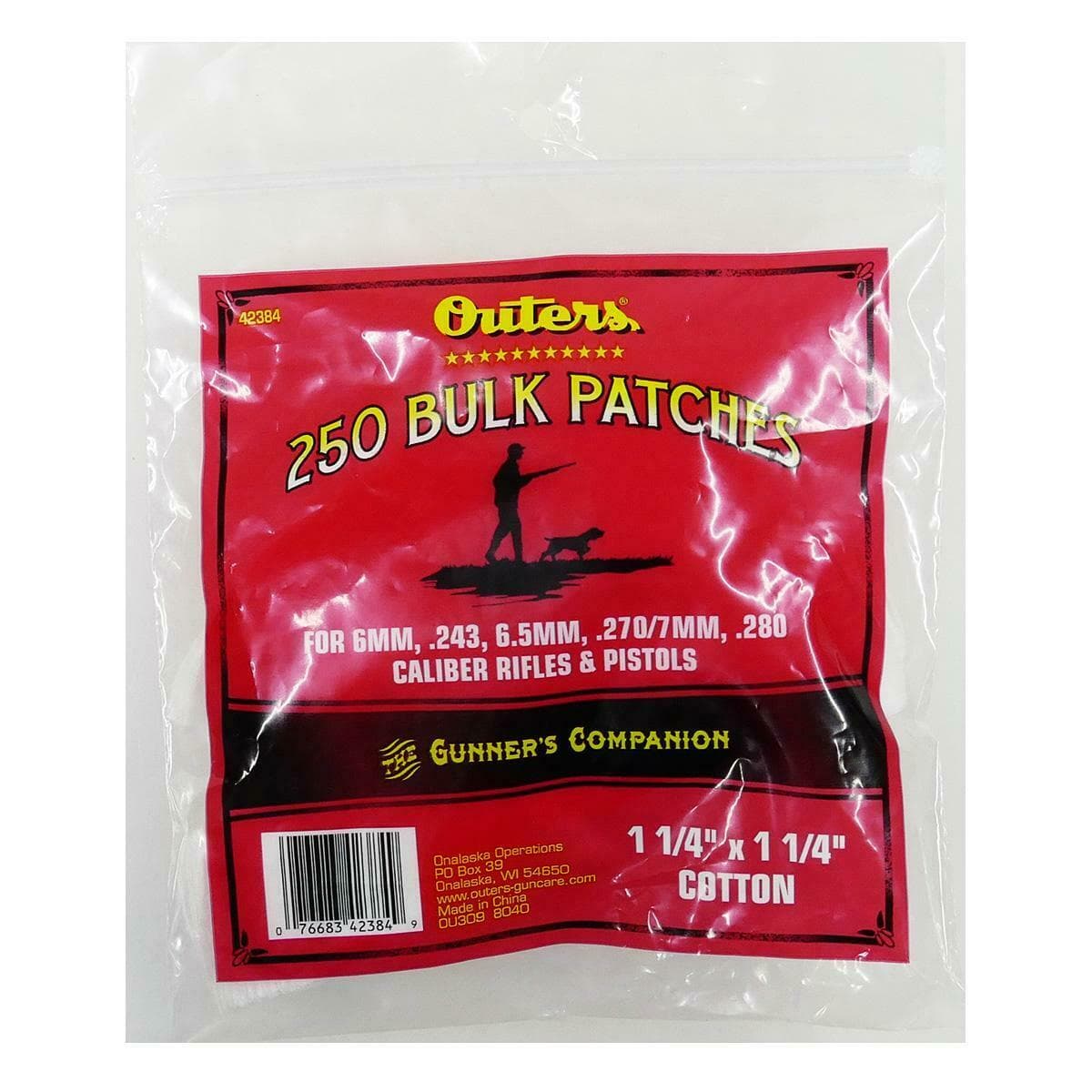 Rifle Cleaning Patches .243