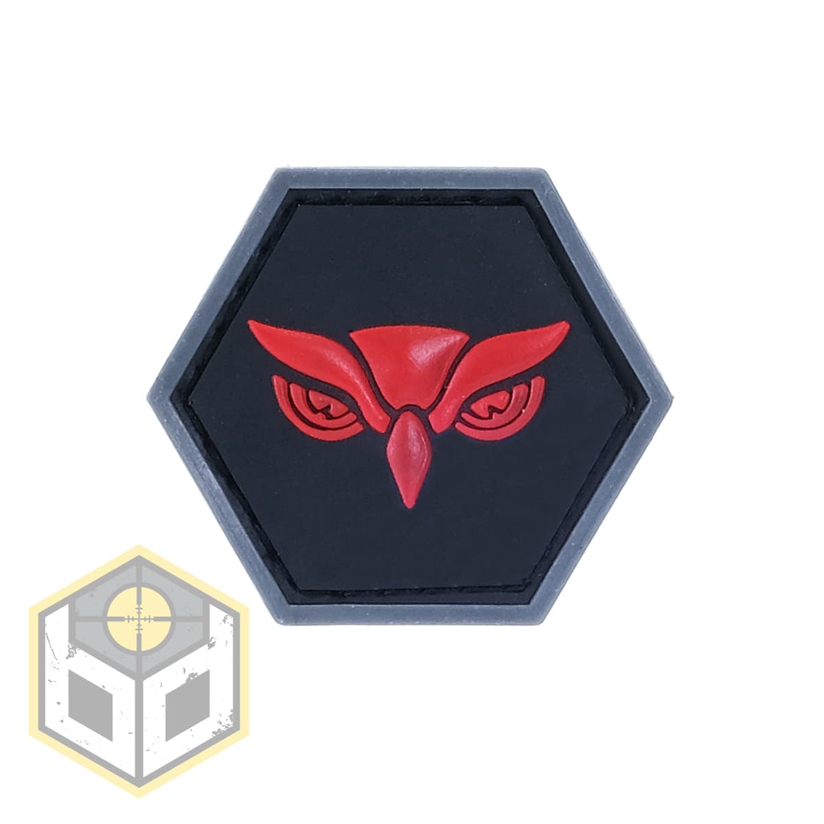 Head Red- Ballistic Hex Patch BH00046