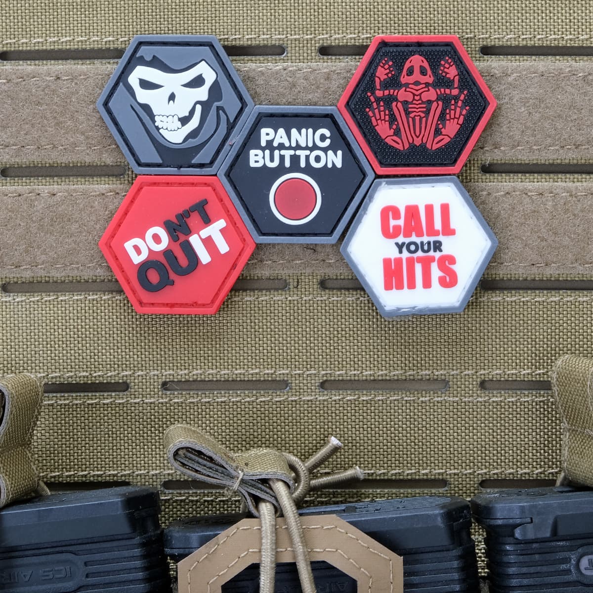 Button Catchphrase Ballistic Hex Patch BH00029 — image 2