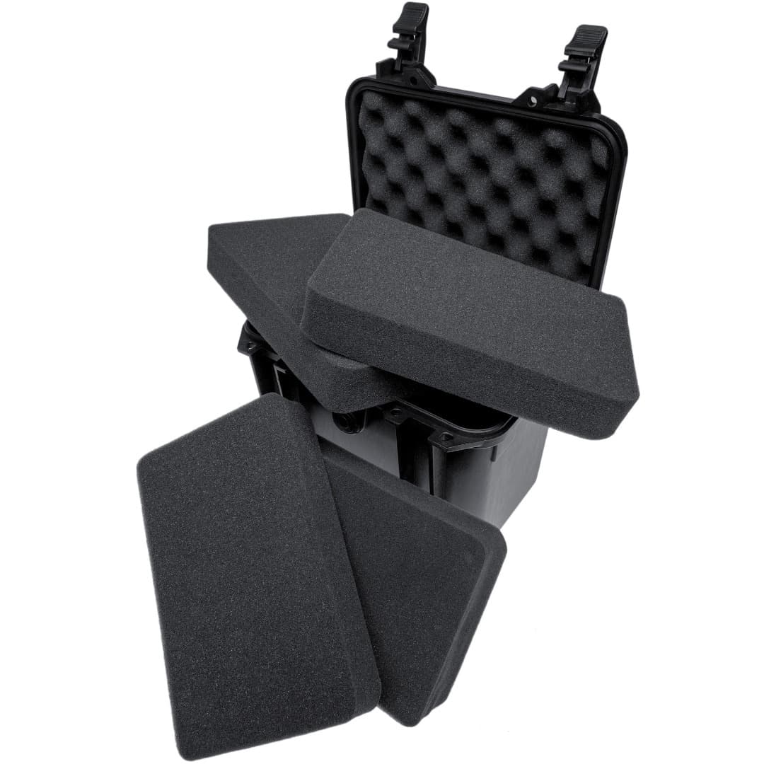 00971 Waterproof Hard Case inc P&P Foam | 28.6 x 22.2 x 26.3 cm (9.71) — image 2