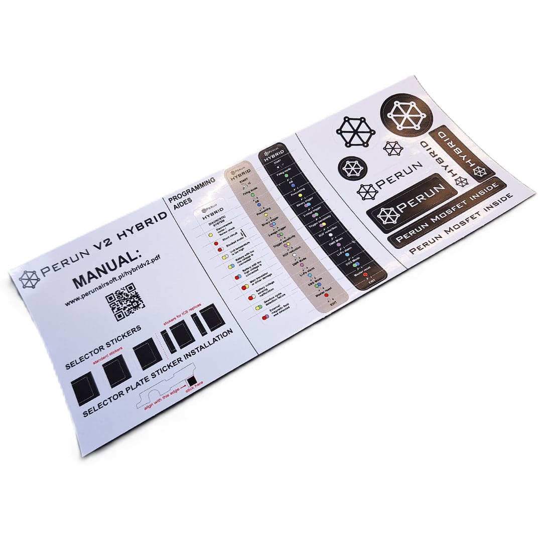 Airsoft V2 Hybrid Sticker Set