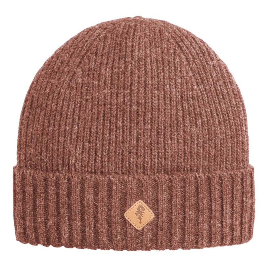 Knitted Wool Hat Beanie Docker Rusty Pink