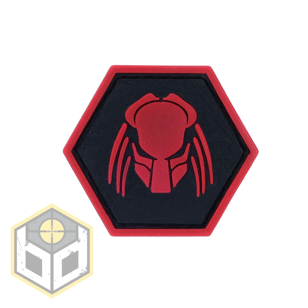 Red Head Ballistic Hex Patch BH00009