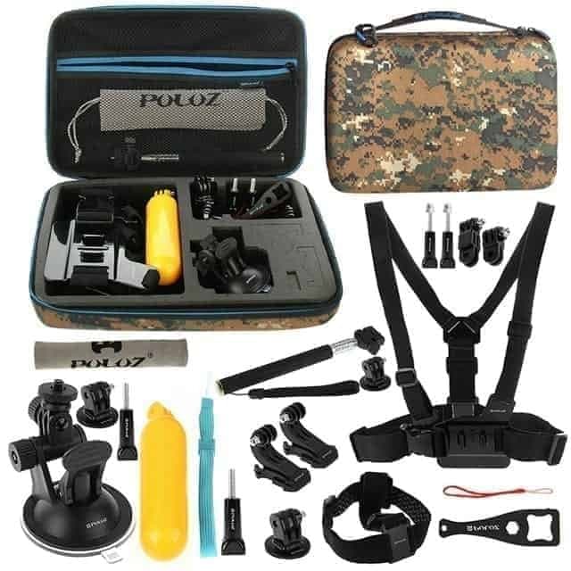 20 in 1 Accessories Combo Kit with Camouflage Case for Go