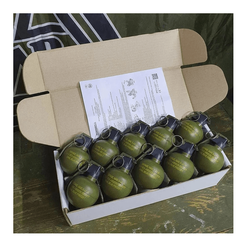 Airsoft Hand Grenade P-67-M Nato (Chalk – Pack of 10) — image 3