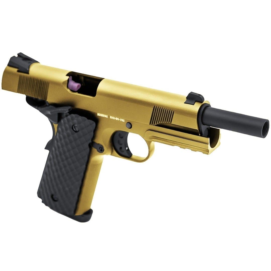 1911 MEU RAILED GBB – GOLD – RAVEN — image 2