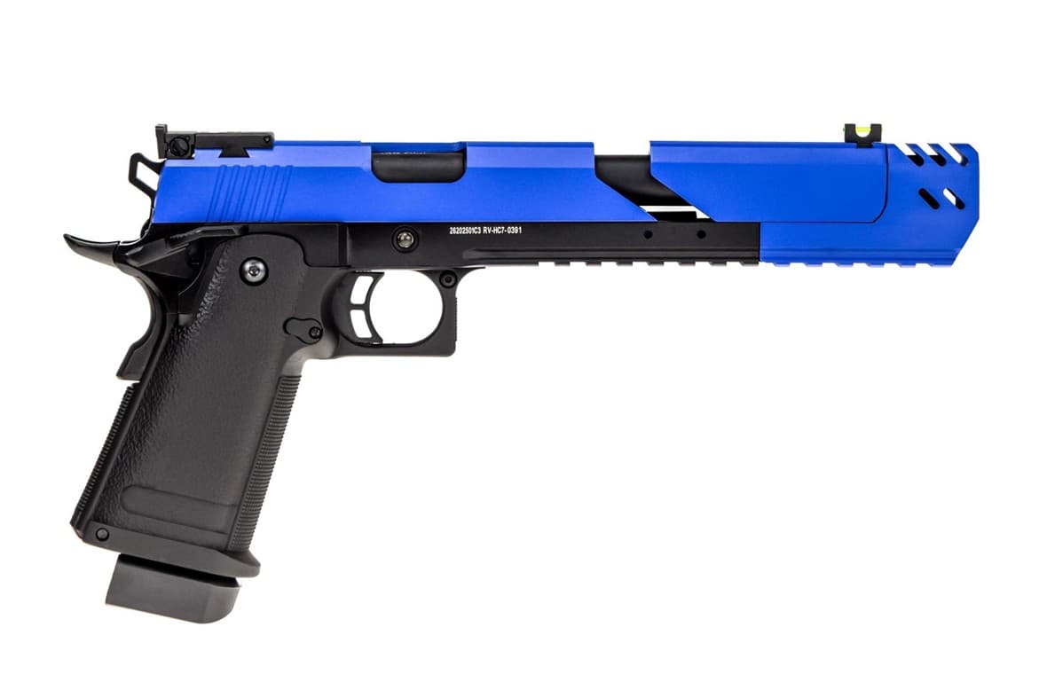 Dragon Hi-Capa Gas Blowback Airsoft Pistol – Blue — image 2