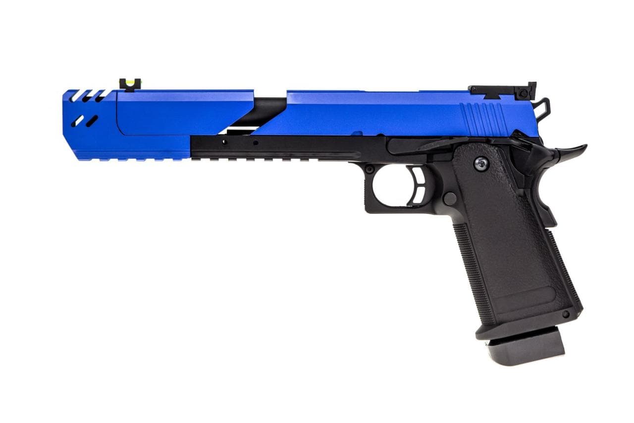 Dragon Hi-Capa Gas Blowback Airsoft Pistol – Blue
