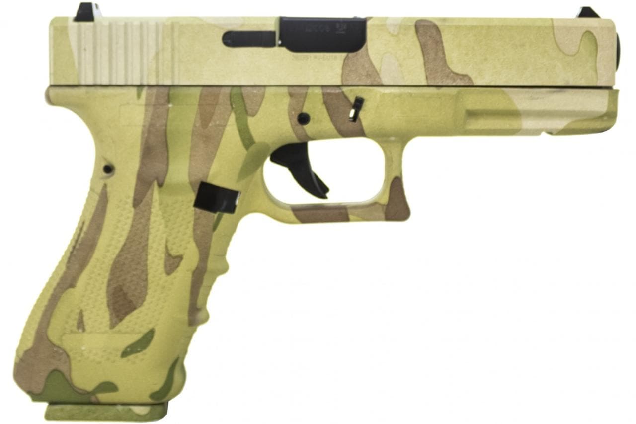 EU17 GBB Airsoft Pistol – Camo + Slide – Discontinued — image 2