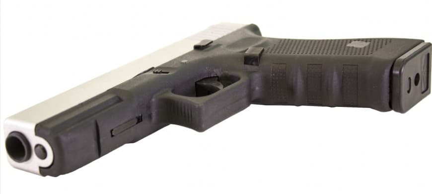 EU17 GBB Airsoft Pistol – Silver Slide — image 3