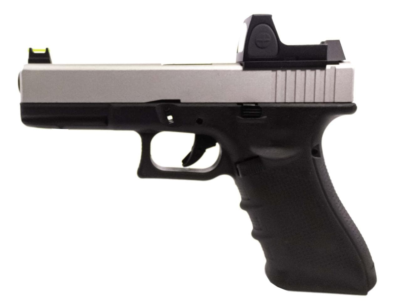 EU17 GBB Airsoft Pistol With BDS – Silver Slide – Discontinued