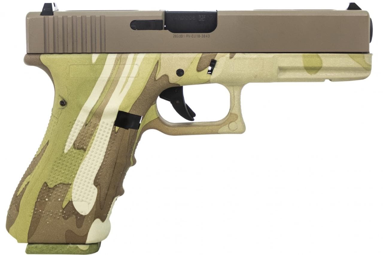 EU18 GBB Airsoft Pistol – Camo + Slide – Discontinued — image 2