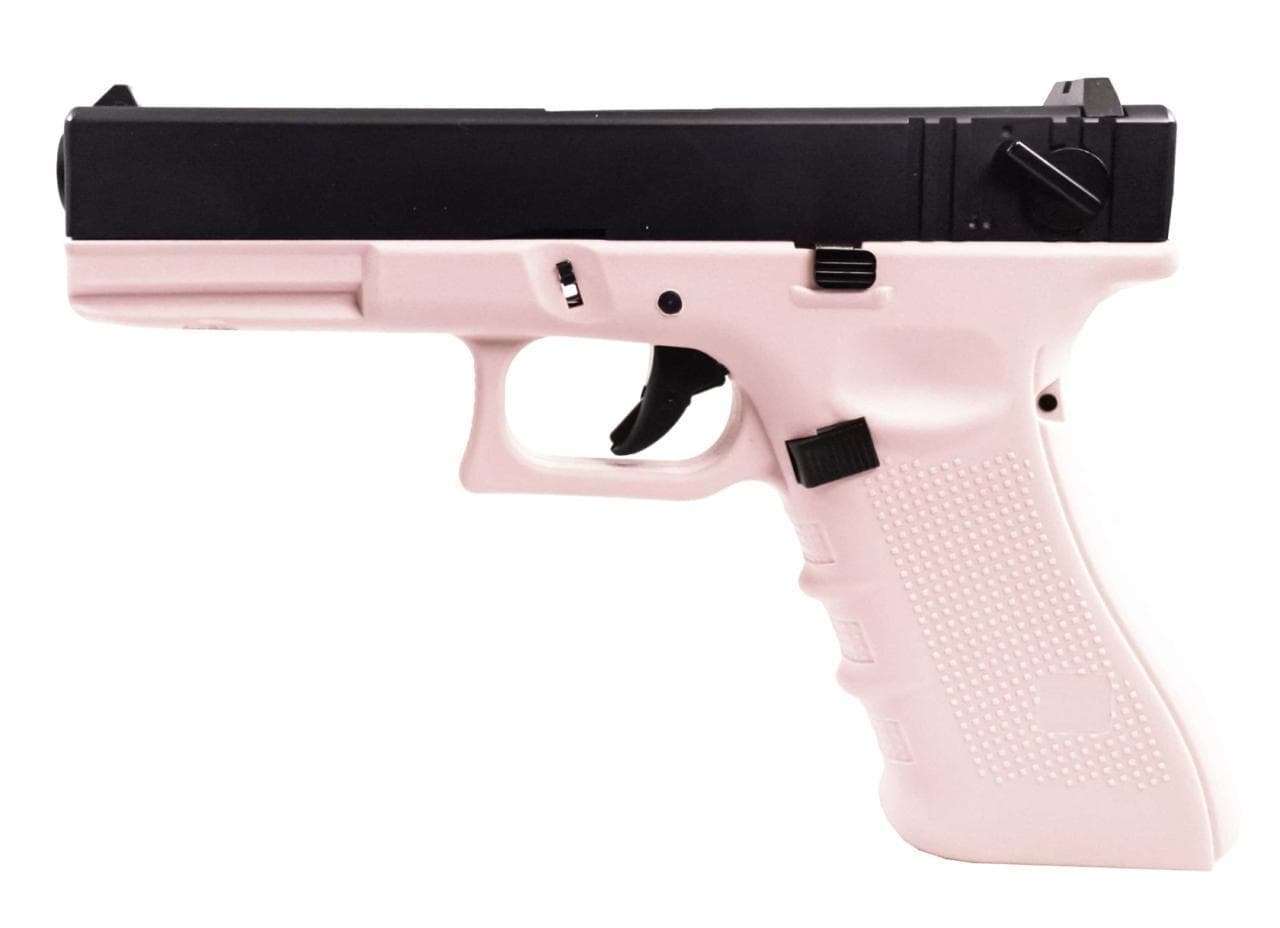 EU18 GBB Airsoft Pistol – Pink/Silver