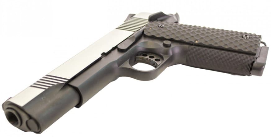 M1911 MEU Airsoft Pistol – Silver Slide — image 3