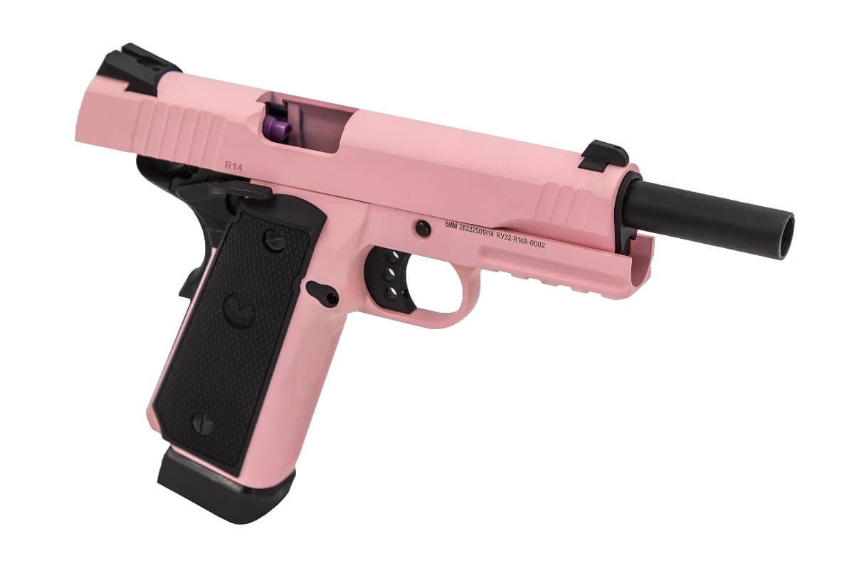R14-R GBB Pistol (Dual Tone) (Pink) — image 2