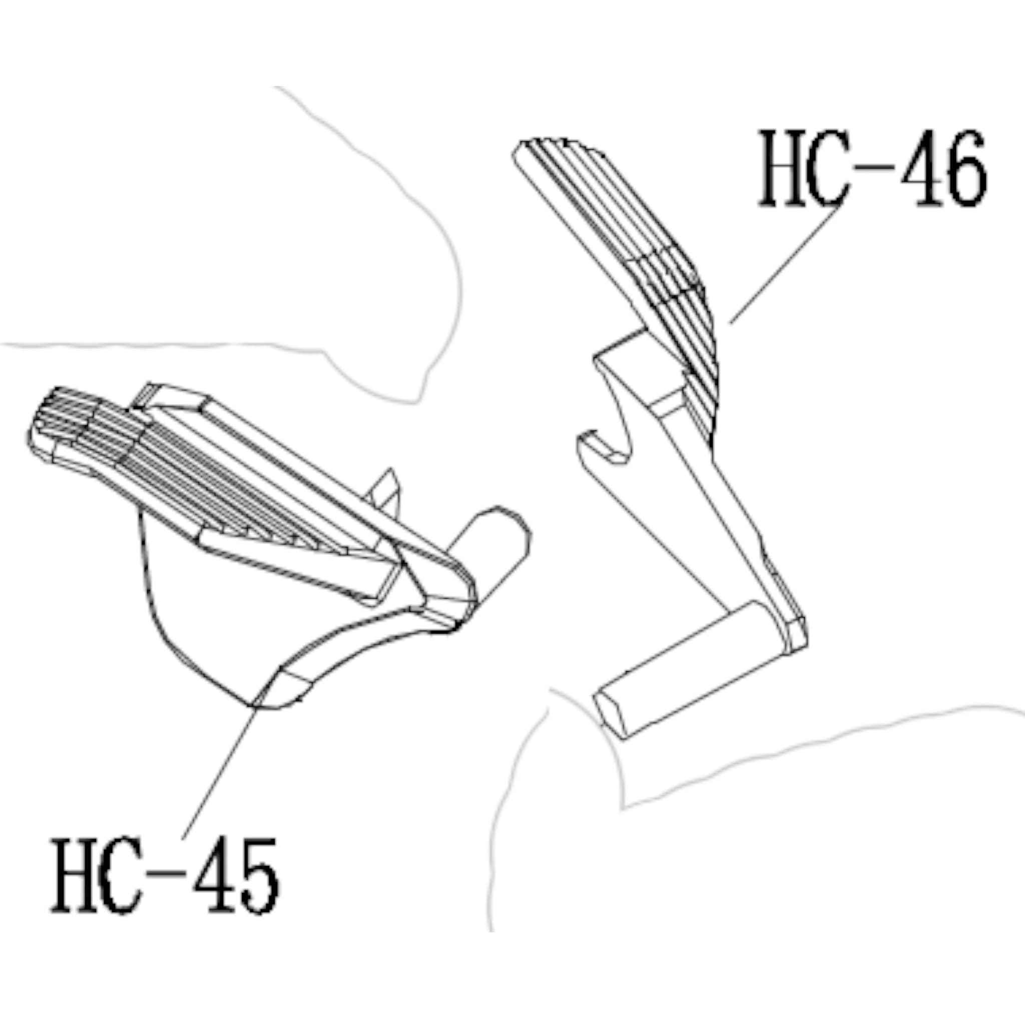 Safety Lever (Hi-Capa) (Silver)