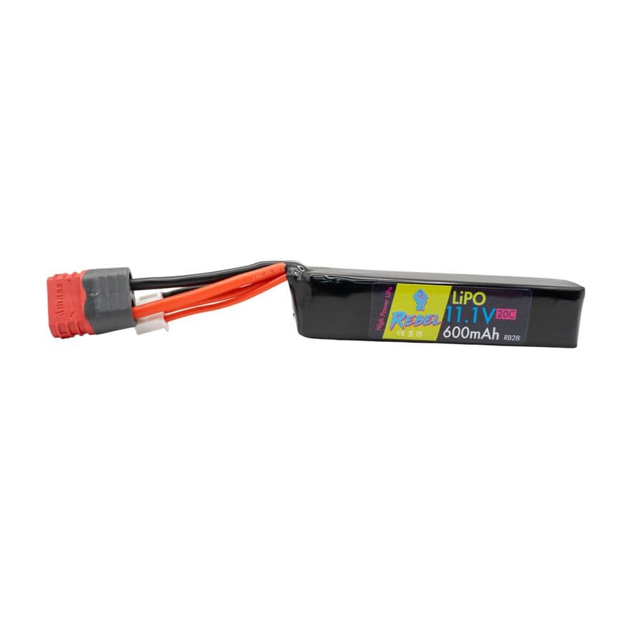 600mAh Lipo 11.1V Battery Stick – DEANS (EMG AUTOBOT)