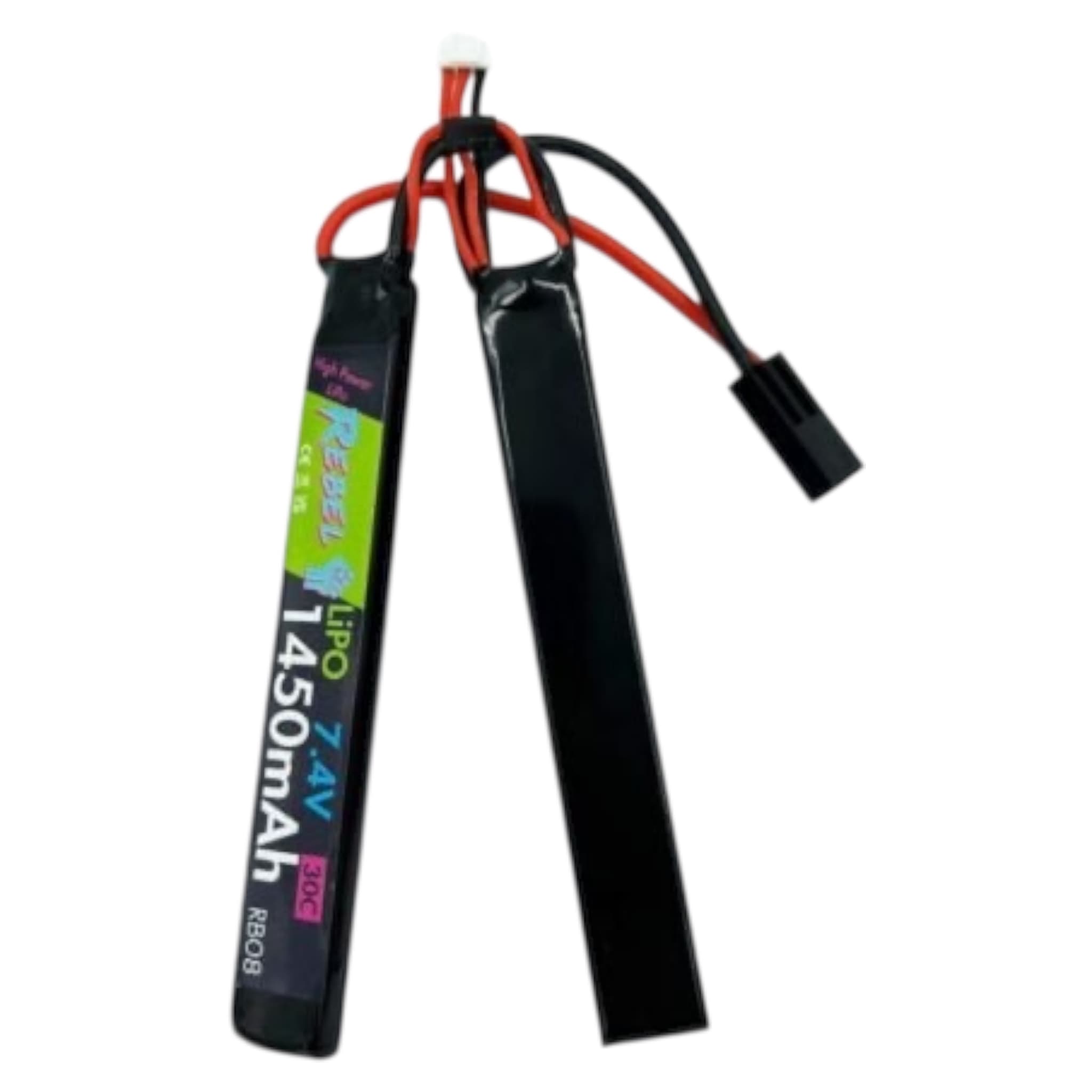 7.4v 1450 mAh Nunchuck LIPO Battery