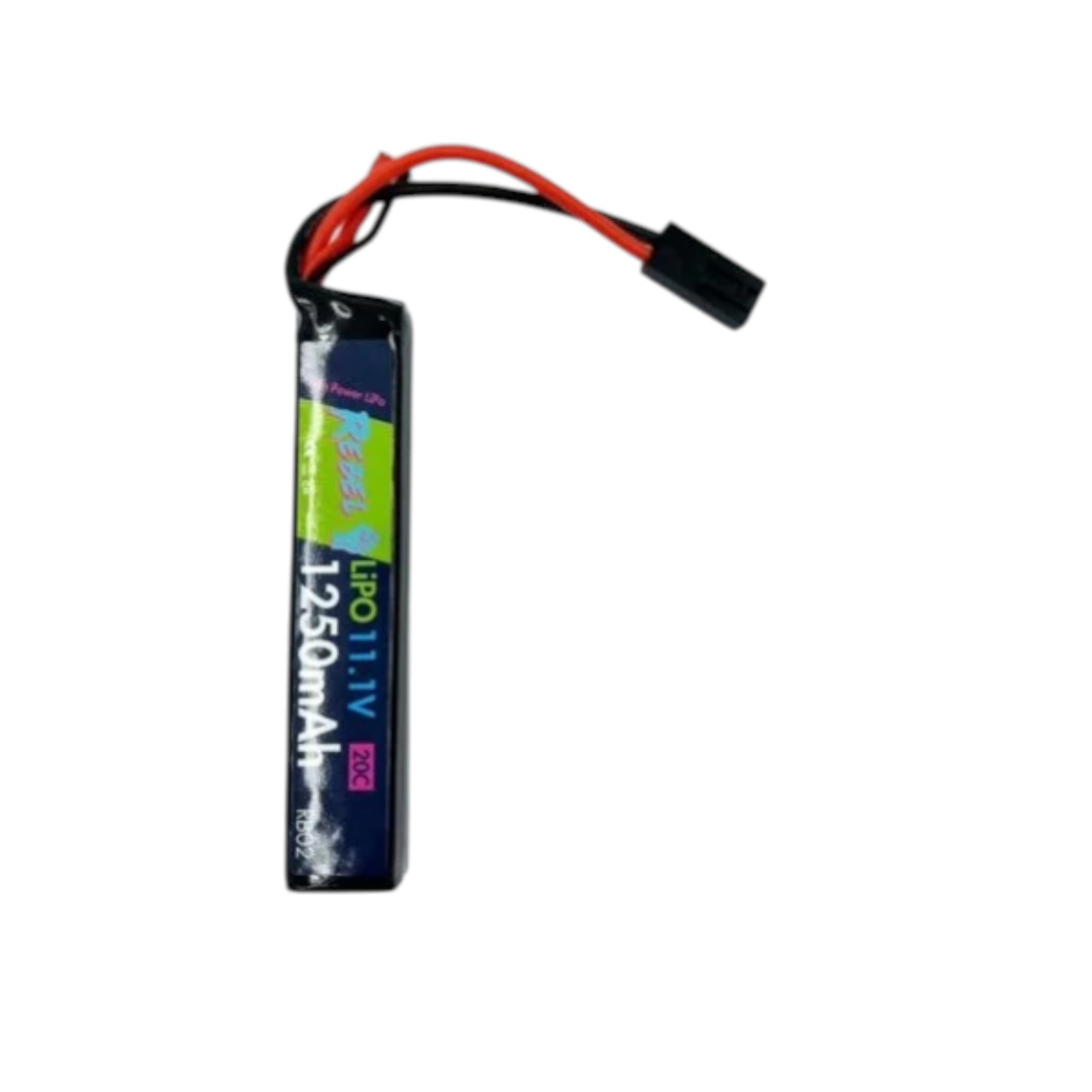 Battery – 1250mAh Lipo 11.1V 20C Stick – Mini Tamiya