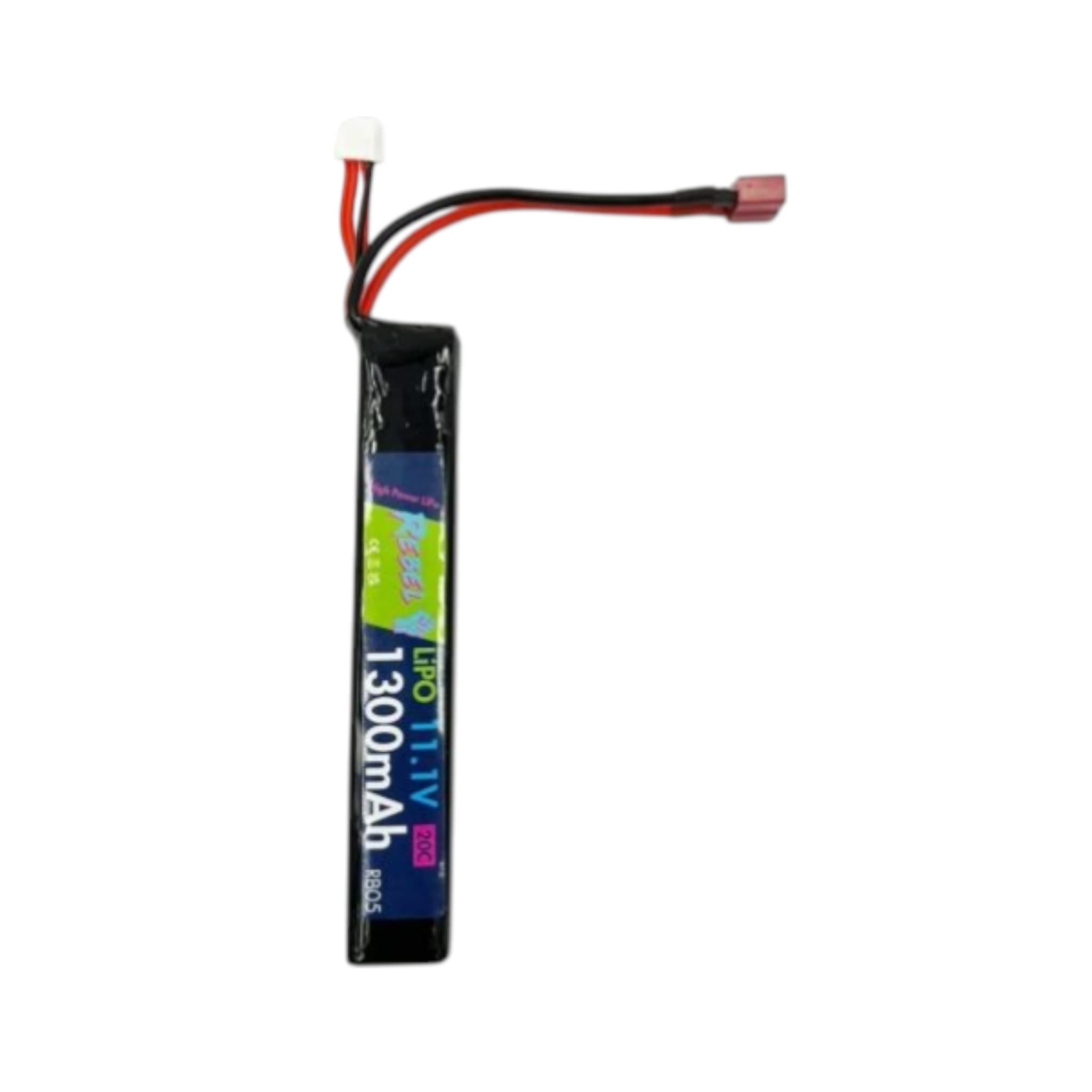 Battery – 1300mAh Lipo 11.1V 20C Stick – Deans