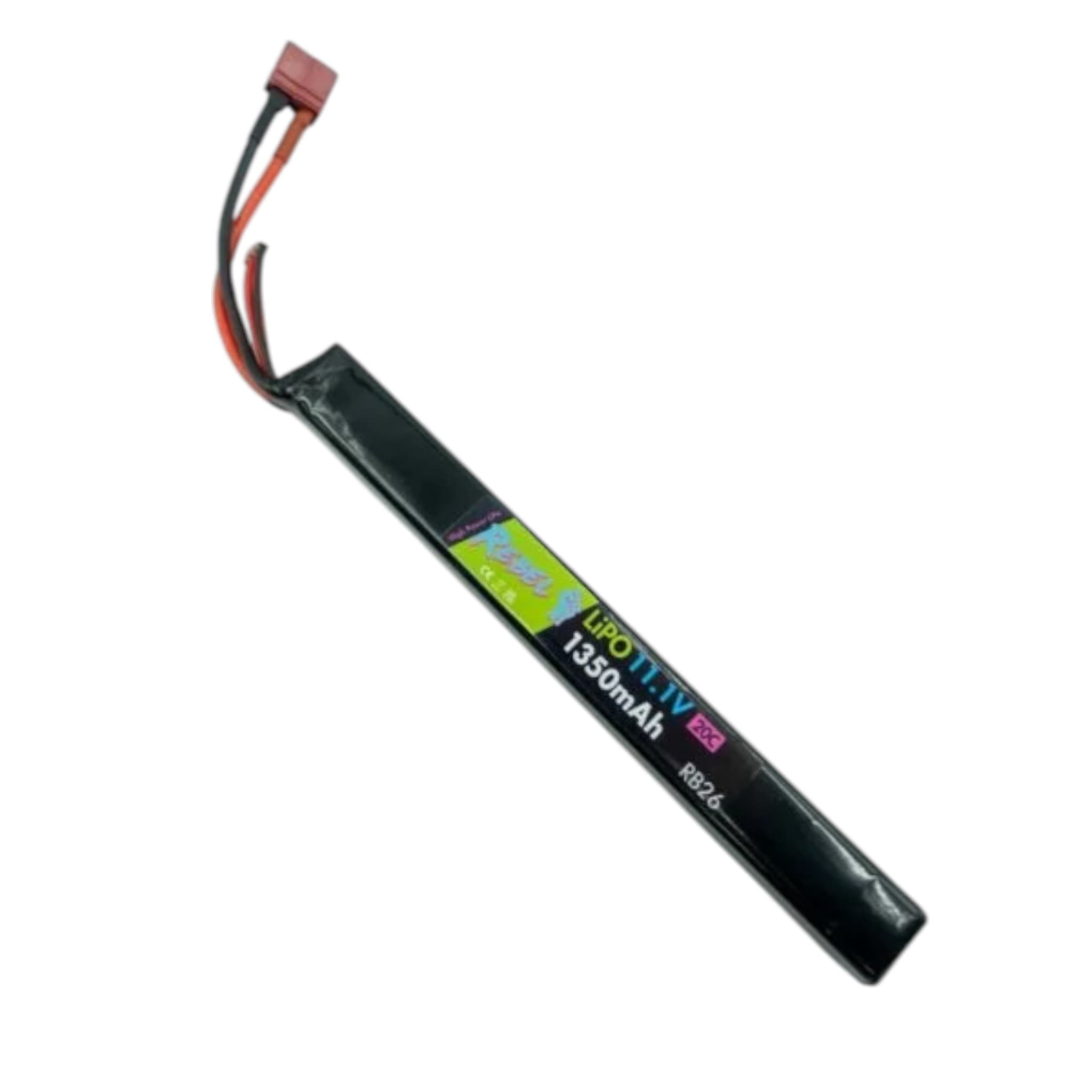 Battery – 1350mAh LiPo 11.1V 20C AK Stick – Deans