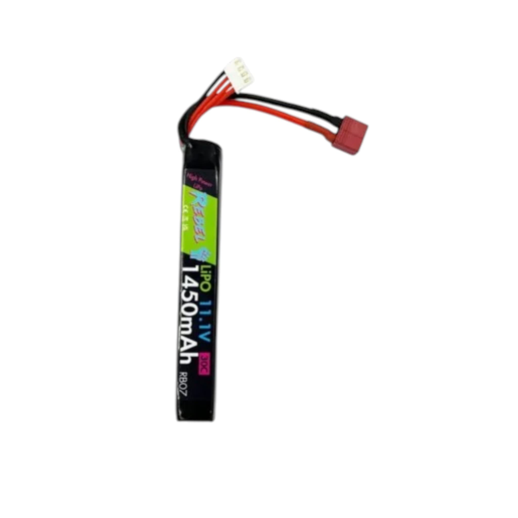 Battery – 1450mAh Lipo 11.1V 30C Stick – Deans