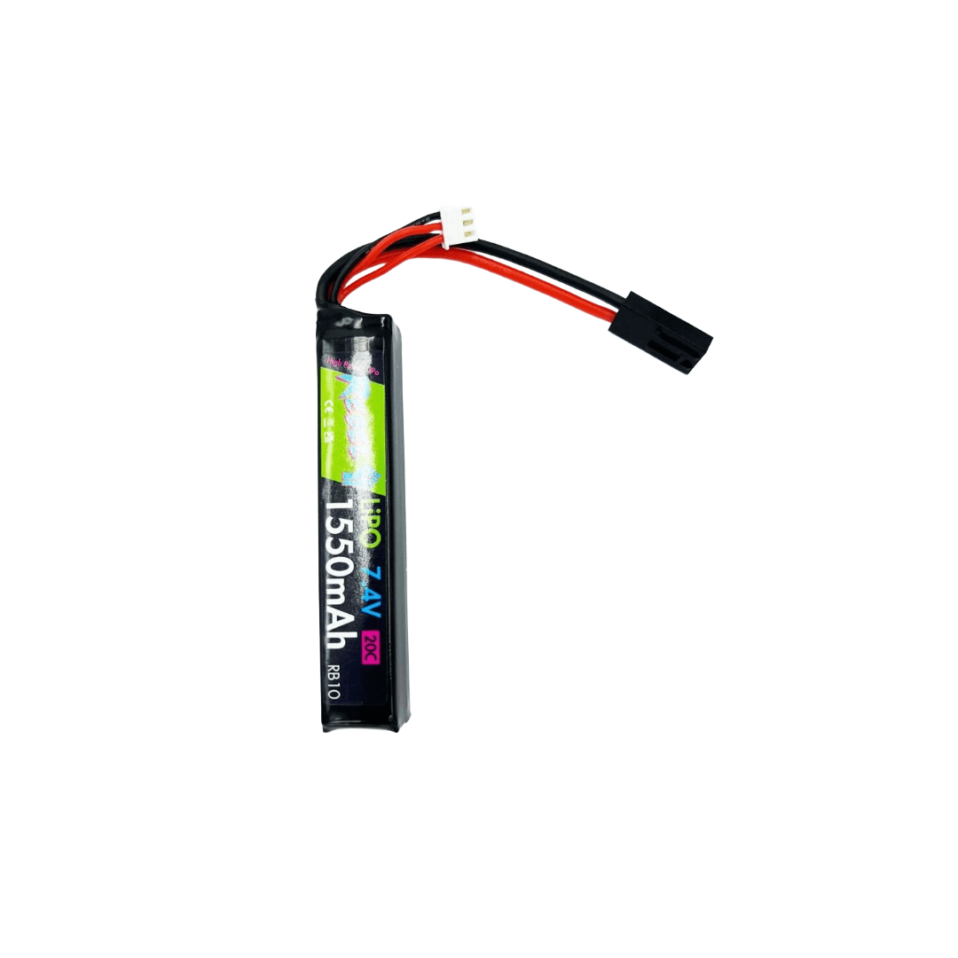 Battery – 1550mAh Lipo 7.4V 20C Stick – Mini Tamiya