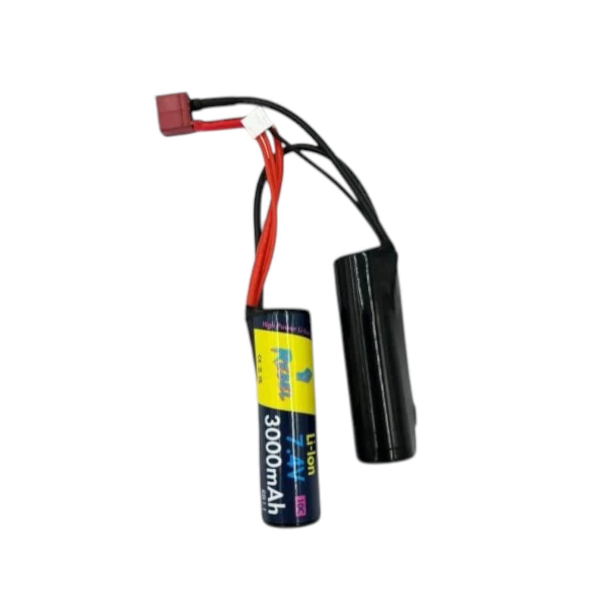 Battery – 3000mAh Li-Ion 7.4V 10C Nunchuck – Deans