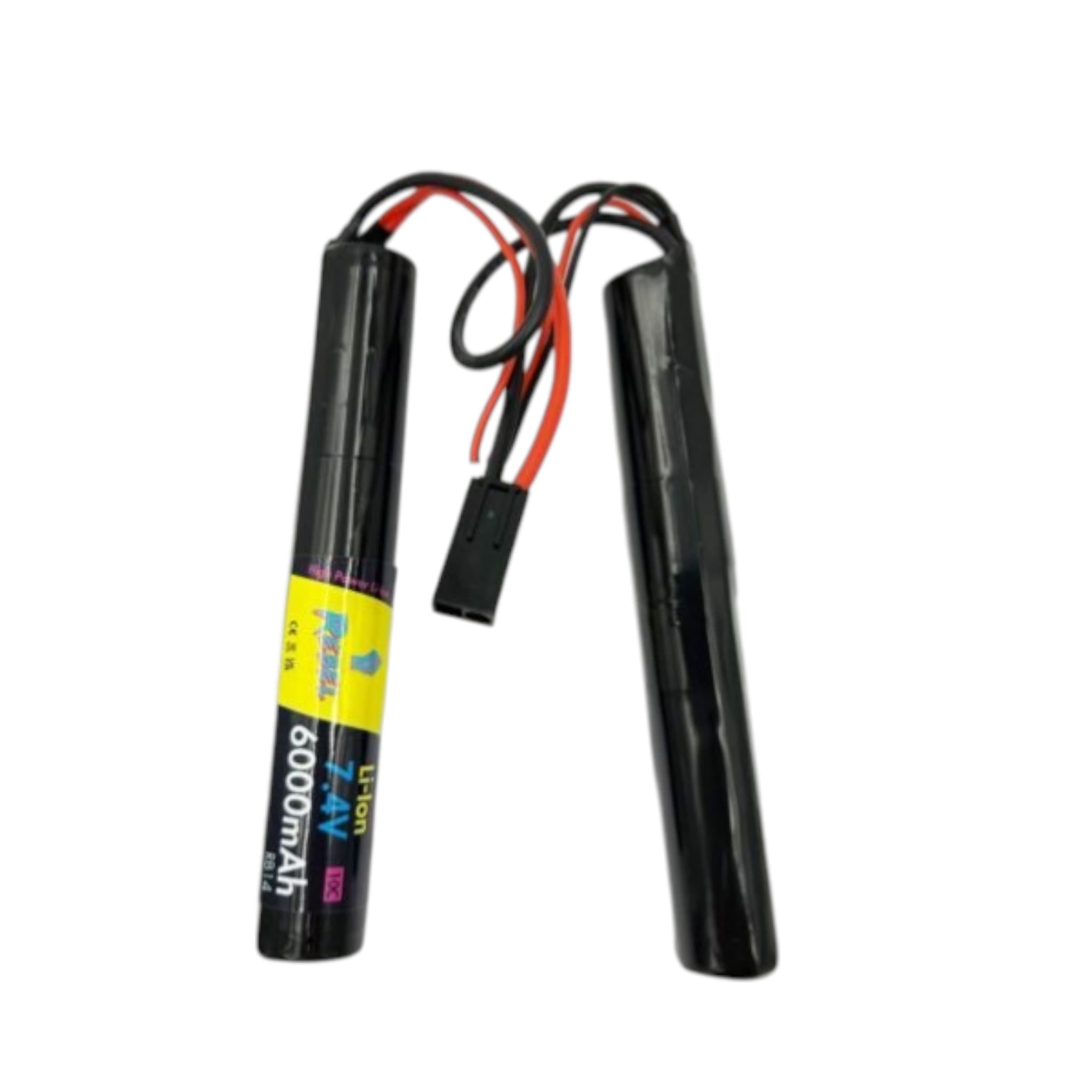 Battery – 6000mAh Li-Ion 7.4V 10C Nunchuck – Mini Tamiya
