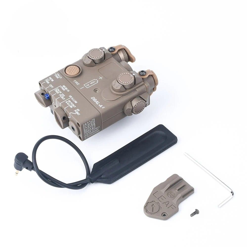 DBAL-A2 Dual Beam Aiming Laser (Red & IR) – Dark Earth