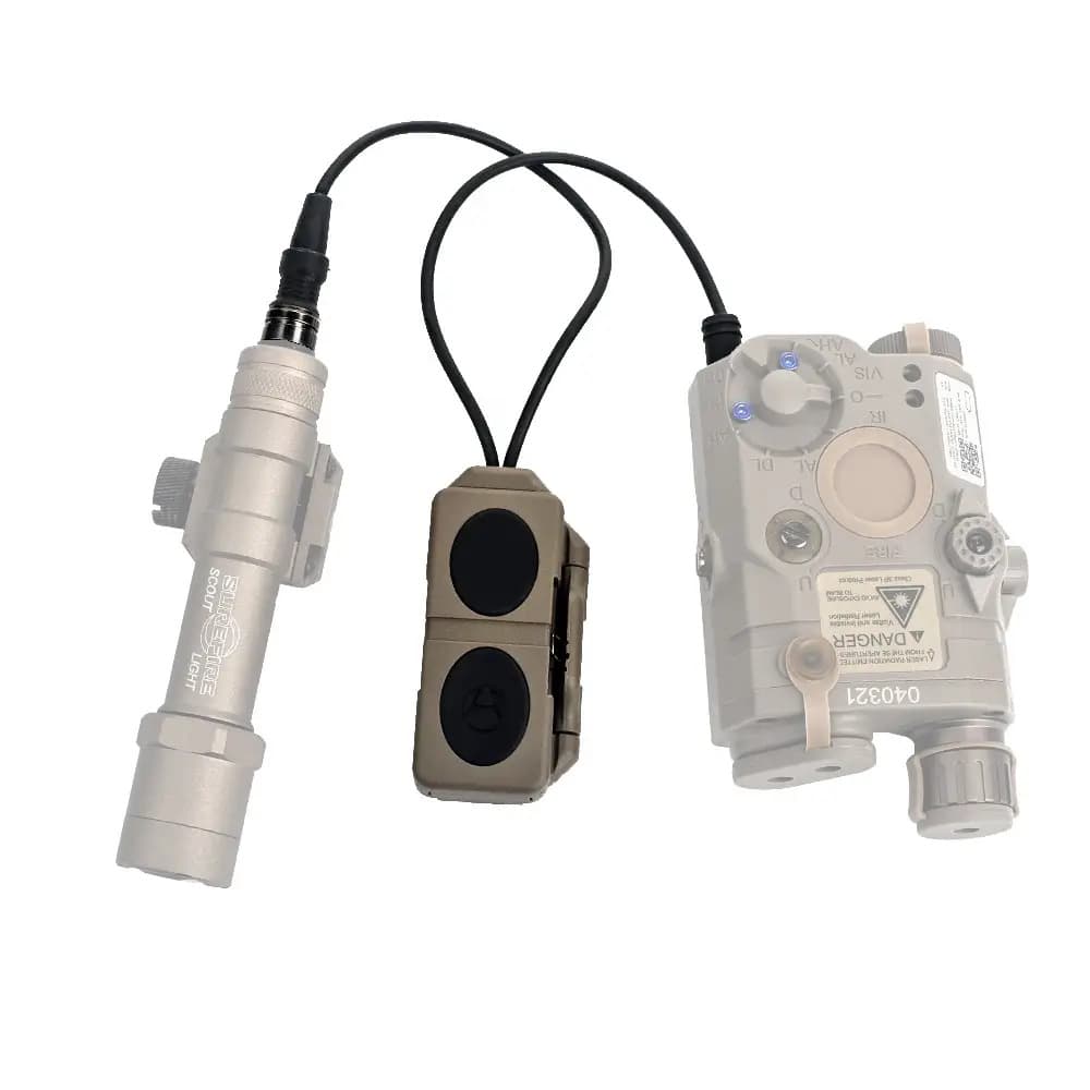 Double Remote Control for Flashlight and PEQ (SF & 2.5mm) -
