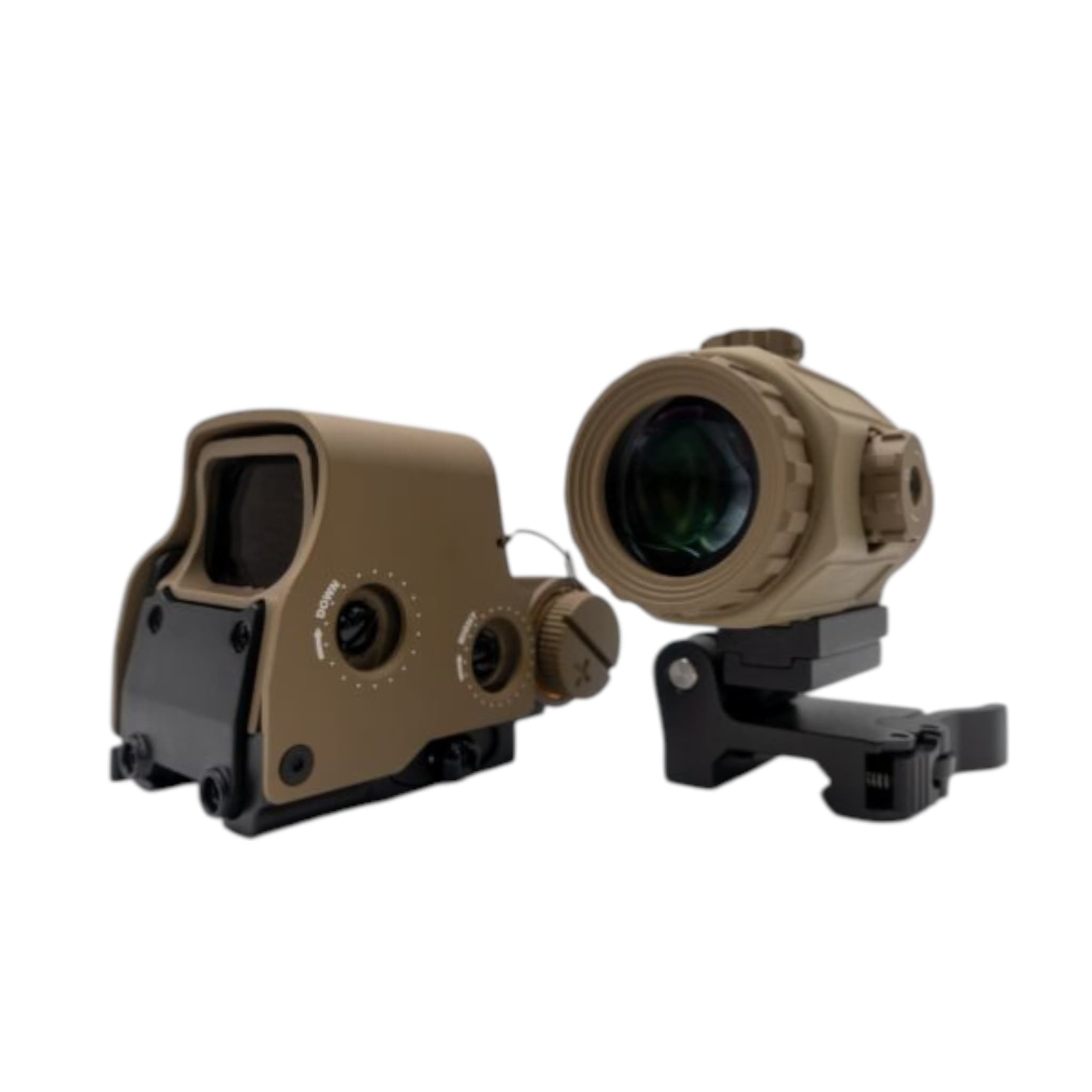 HHS Red/ Holographic Hybrid Sight EXPS with G43 Magnifier – Dark Earth