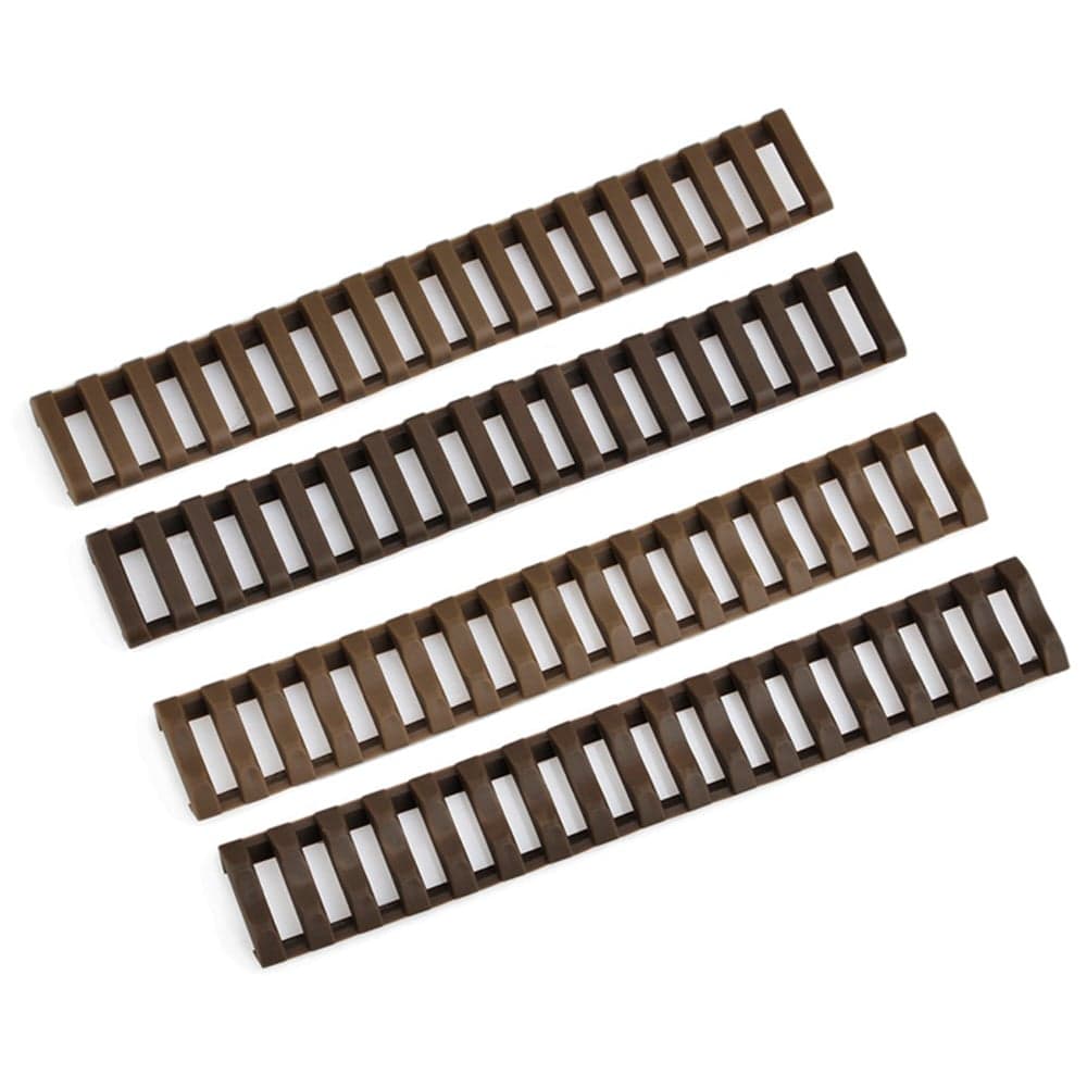 Ladder Rail Cover Set 18 Slots – Dark Earth