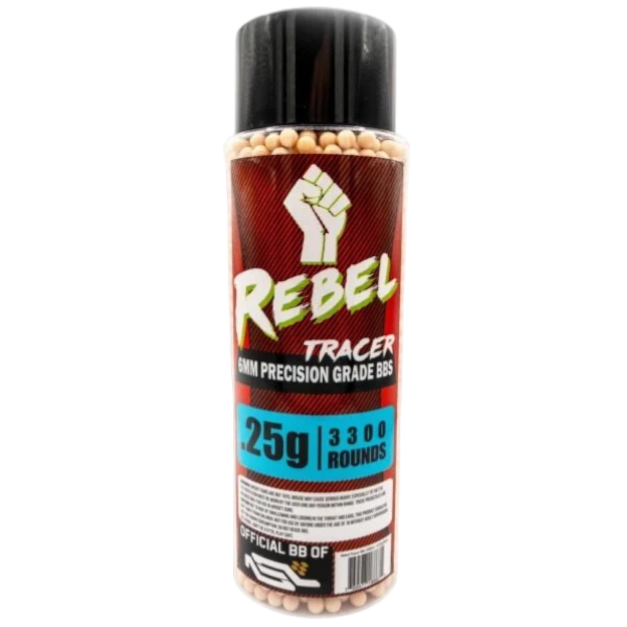 Precision 6mm Red Tracer BBs 3300ct Bottle – 0.25g