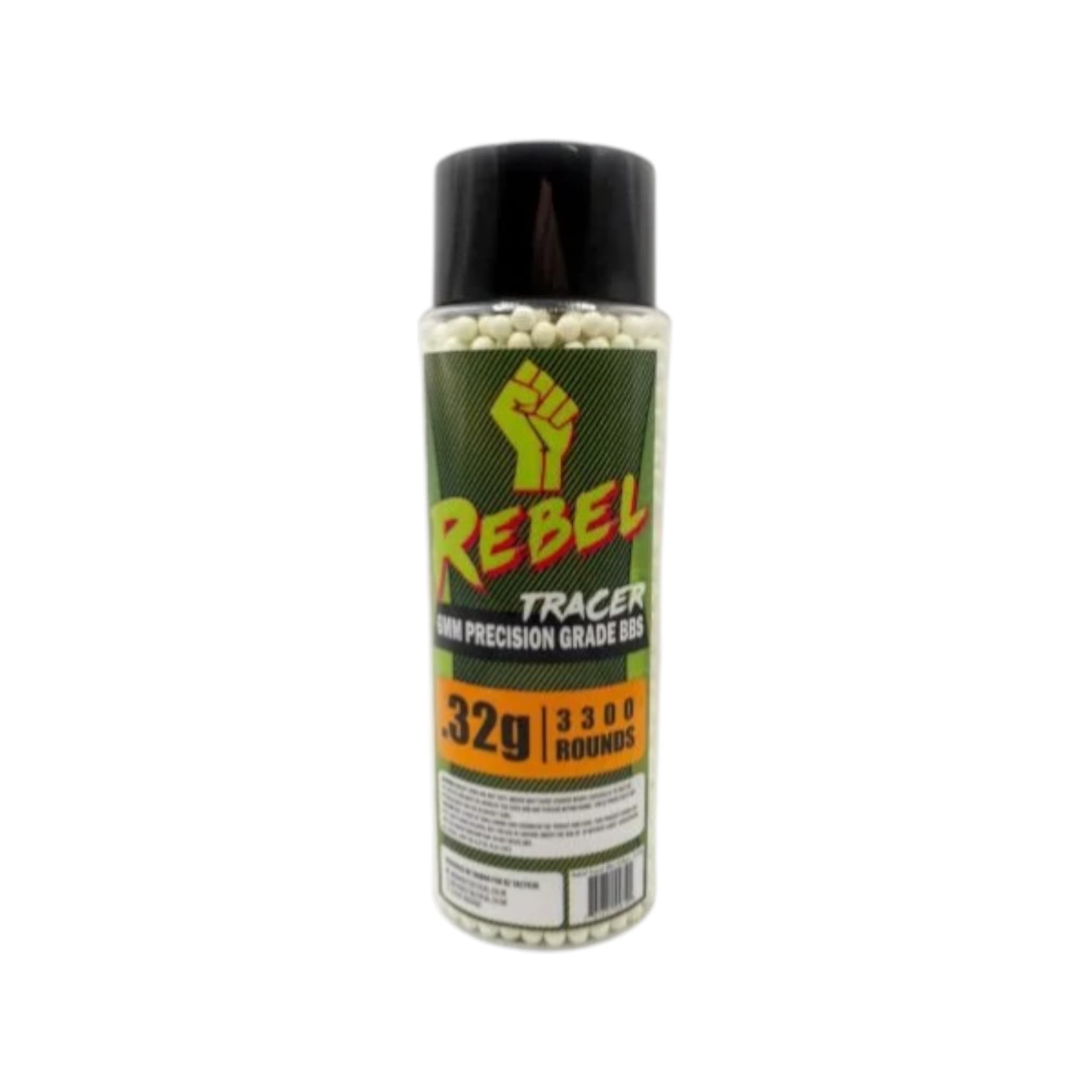 Precision 6mm Tracer BBs 3300ct Bottle – 0.32g