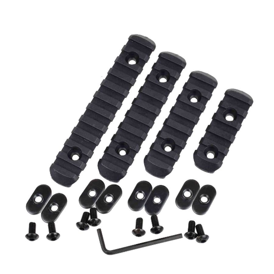 Precision MOE Polymer Picatinny Rail Section Set of 4