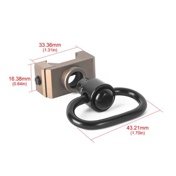 QD Sling Attachment Steel Mount – Dark Earth — image 2